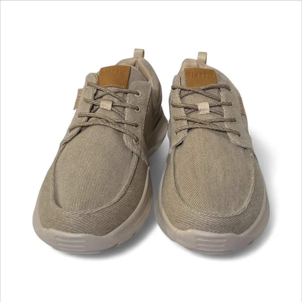 Men's Casual Shoes Canvas Breathable Loafers Comfortable Flats Male Sz‎ 47 US 13